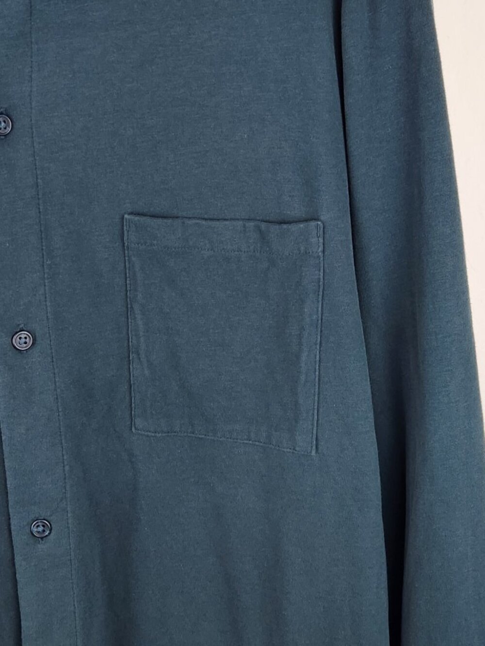 Vince Men's Sueded Cotton Jersey Button-Front Shirt sz XL - Picture 6 of 10